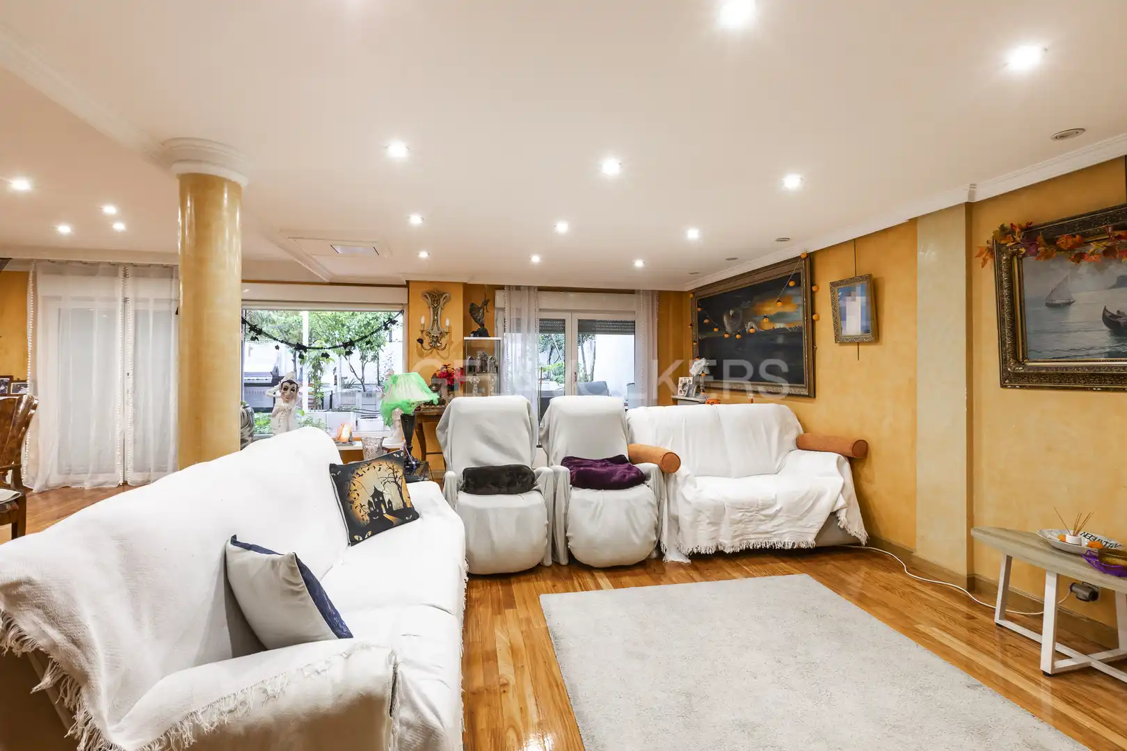 Sala de estar de Casa o chalet en venta en Madrid con Aire acondicionado, Calefacción y Jardín privado