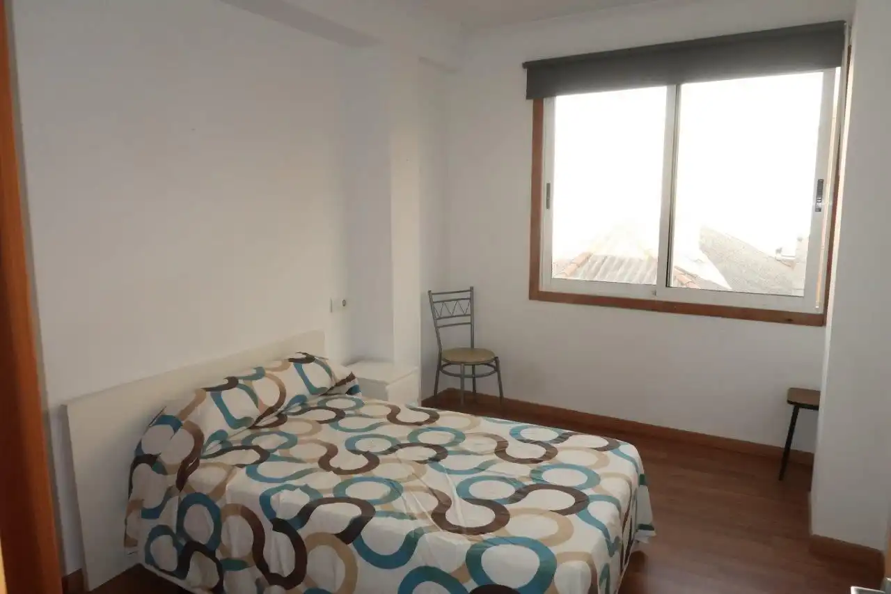 Bedroom of Flat for rent in A Coruña Capital   with Parquet flooring and Furnished