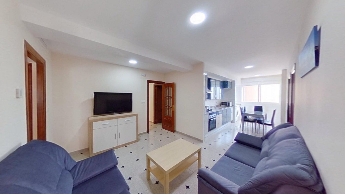 Sala d'estar de Pis per a compartir en Cartagena amb Aire condicionat i Calefacció