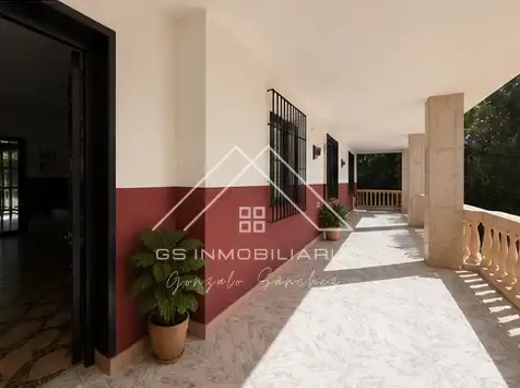 Terraza de Casa o chalet de alquiler en Lucena con Aire acondicionado, Trastero y Piscina
