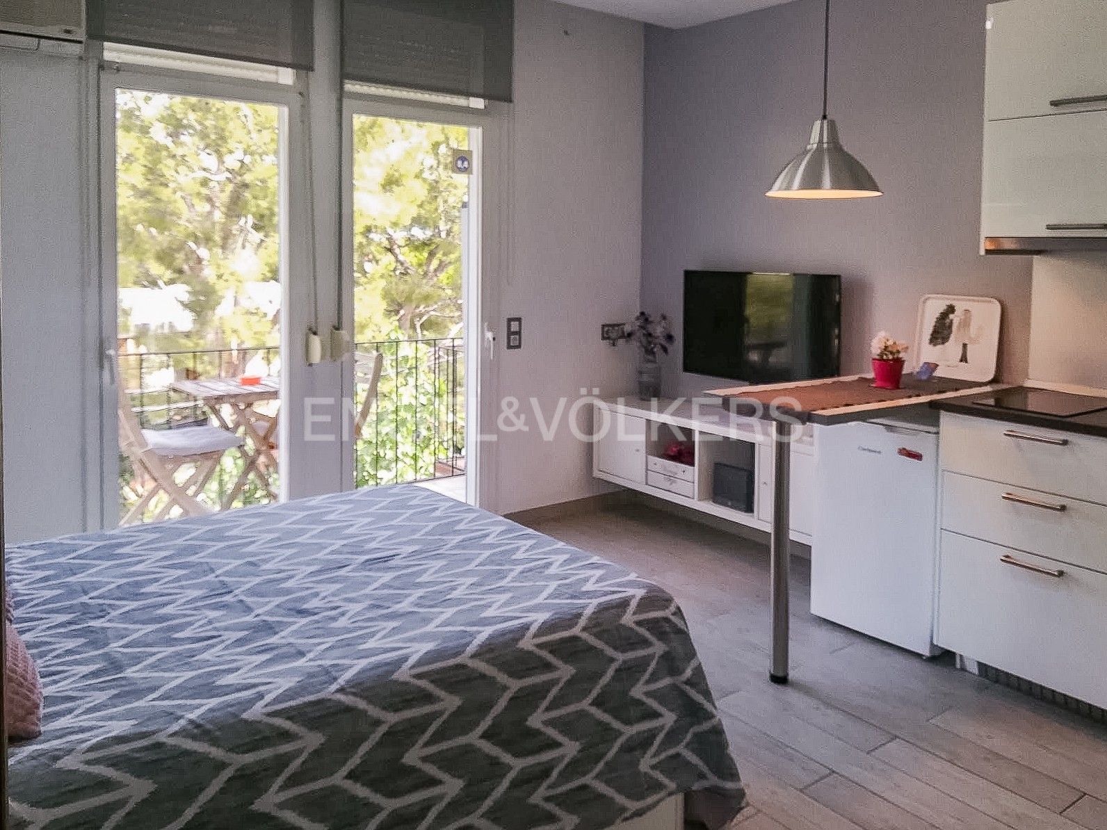 Dormitori de Apartament en venda en Sitges amb Calefacció, Jardí privat i Parquet