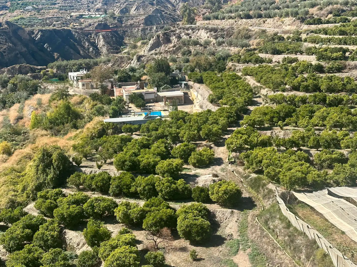 Vista exterior de Finca rústica en venda en Canjáyar amb Jardí privat, Terrassa i Traster