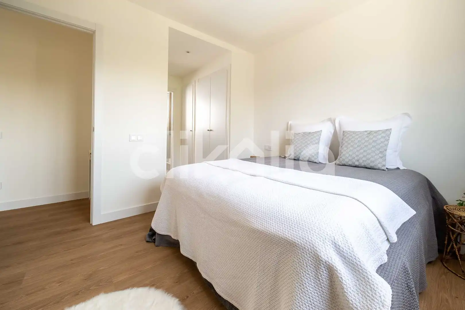 Schlafzimmer von Wohnung zum Verkauf in Madrid mit Klimaanlage, Heizung und Privatgarten