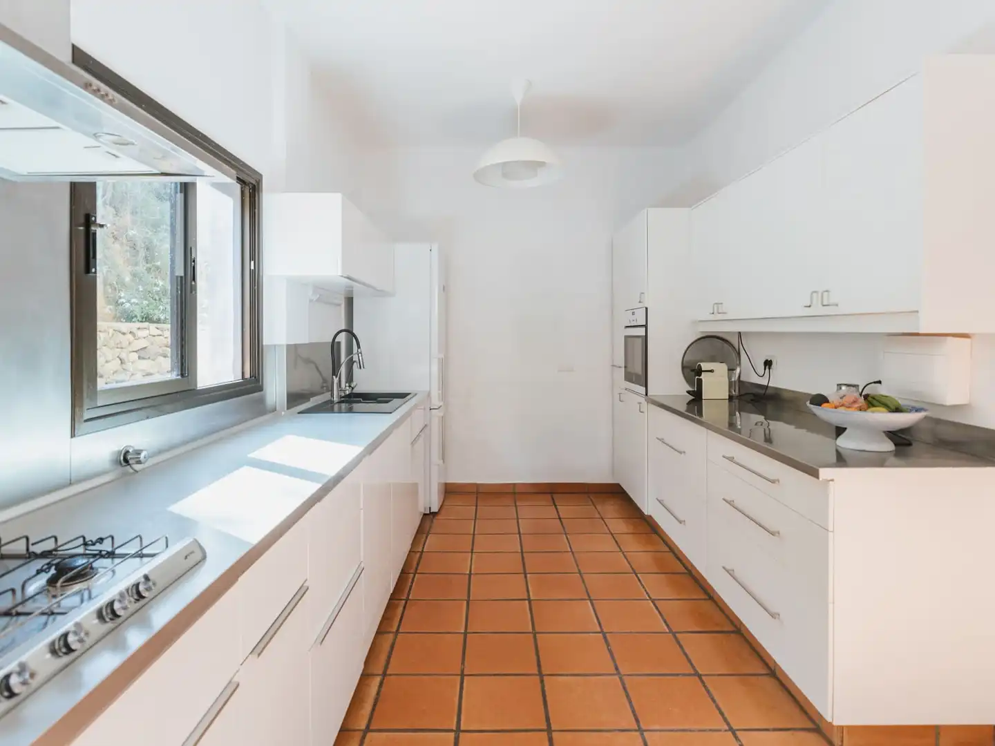Cuina de Casa o xalet en venda en San Juan de la Rambla amb Jardí privat, Parquet i Terrassa