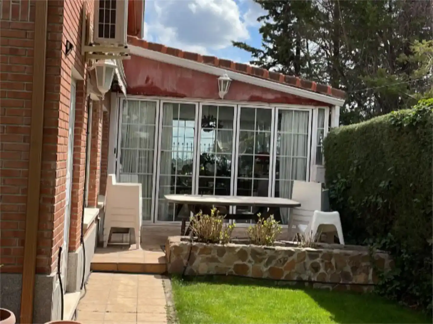 Terrassa de Casa o xalet en venda en Venturada amb Aire condicionat