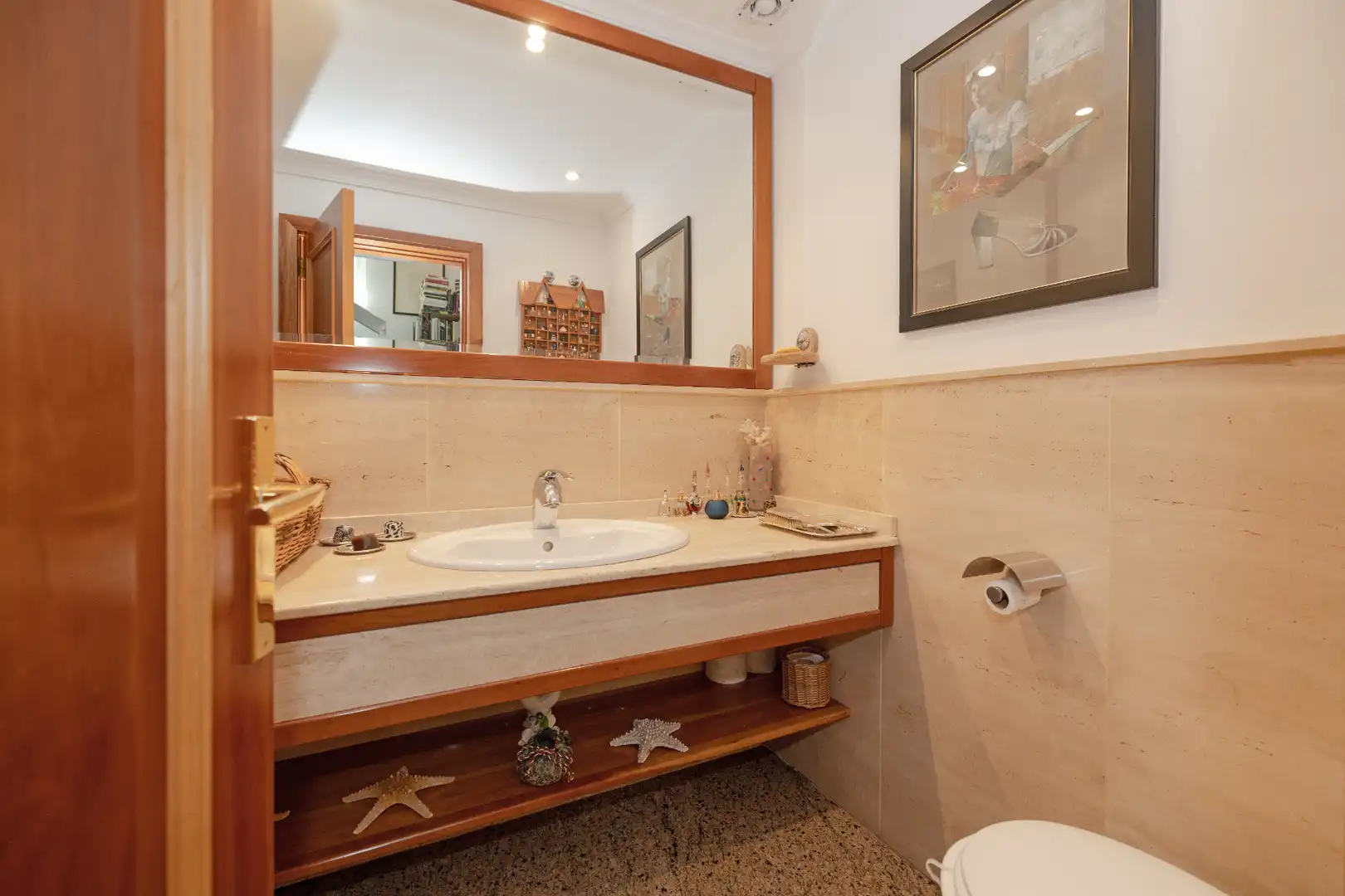 Baño de Casa adosada en venta en Málaga con Aire acondicionado, Calefacción y Jardín privado