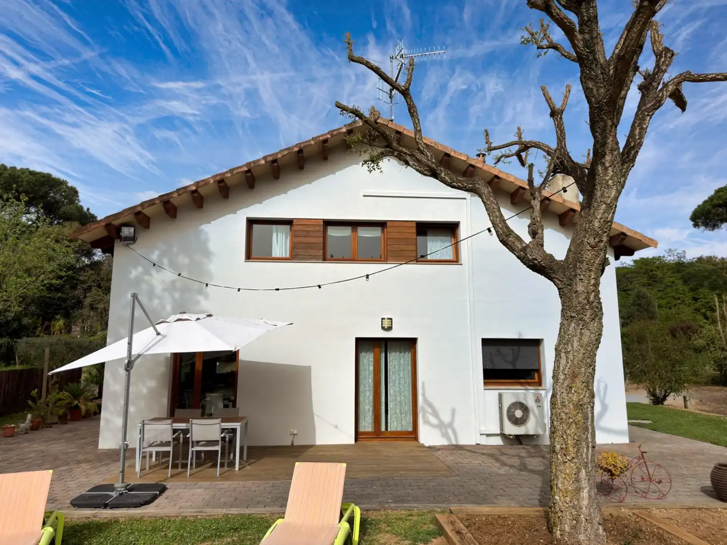 Exterior view of Houses for sale in Sant Antoni de Vilamajor  with Air Conditioner, Heating and Private garden