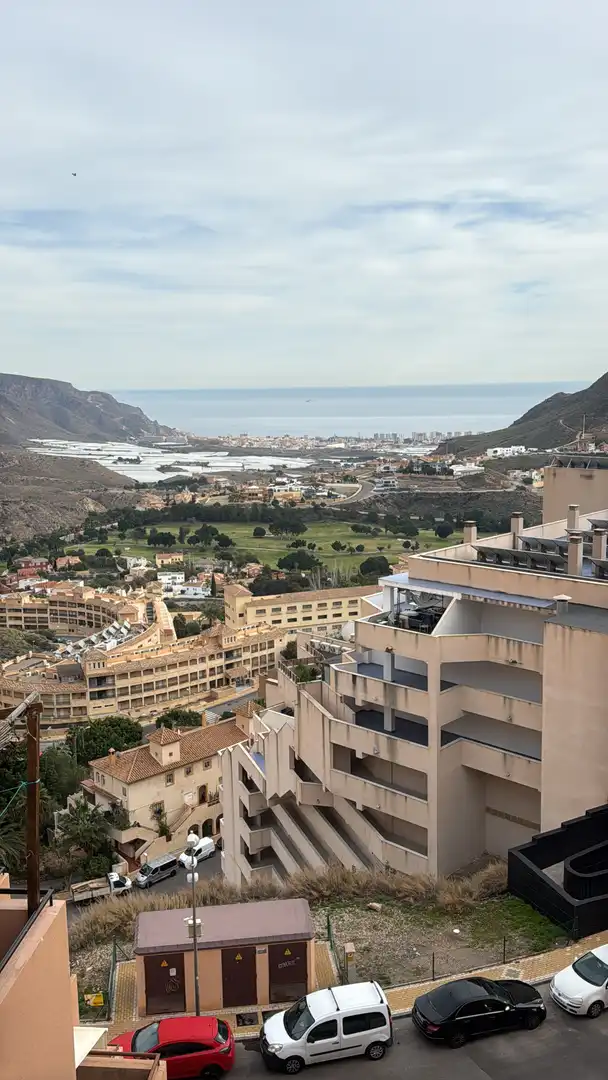 Exterior view of Apartments for sale in Vícar  with Terrace, Swimming Pool and Balcony