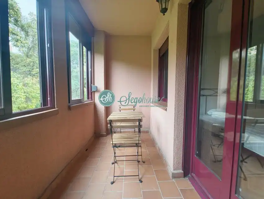 Balcony of Flat for rent in Segovia  with Heating, Parquet flooring and Terrace