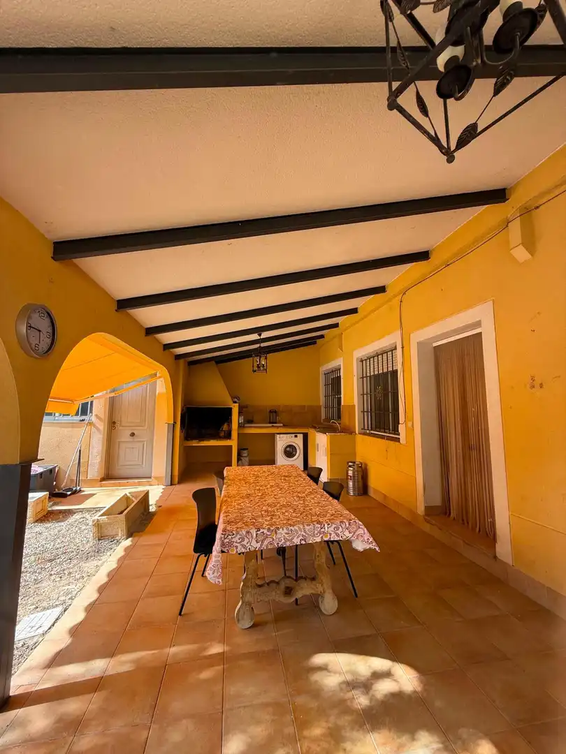 Terraza de Casa o chalet de alquiler en Elche / Elx con Aire acondicionado, Calefacción y Jardín privado