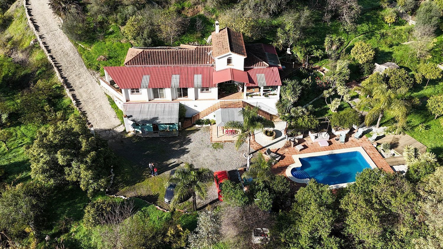 Jardí de Casa o xalet en venda en Coín amb Aire condicionat, Jardí privat i Piscina
