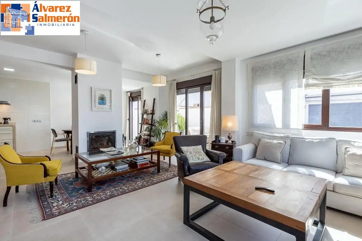 Living room of Houses for sale in Huétor Vega  with Air Conditioner, Heating and Terrace