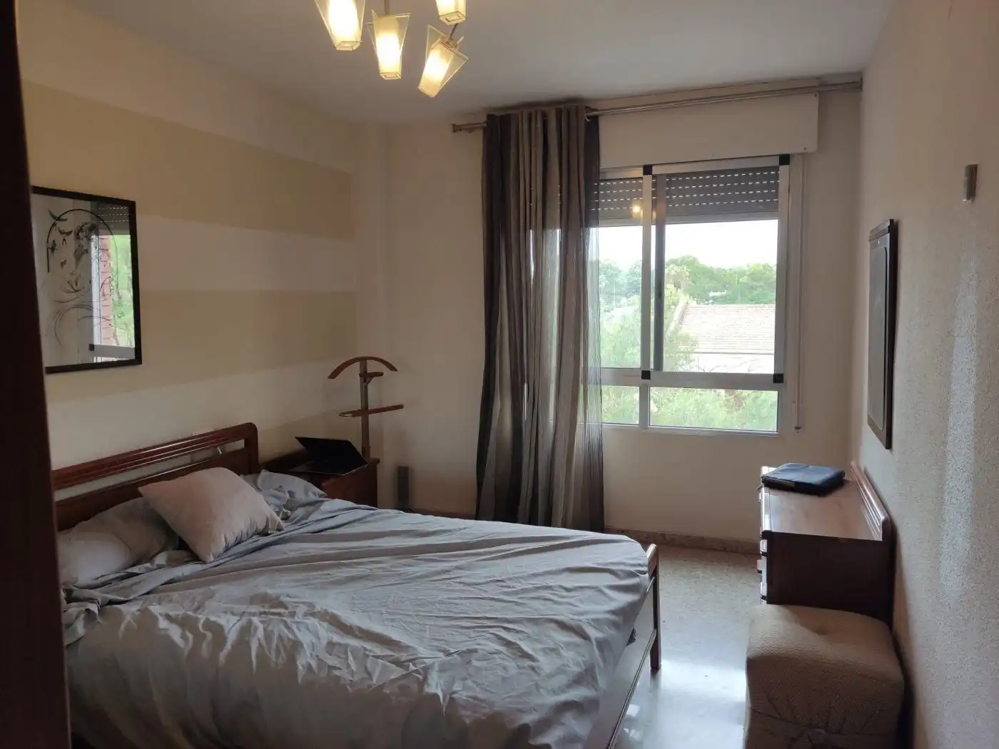 Bedroom of Flat for rent in Castellón de la Plana / Castelló de la Plana  with Terrace and Furnished