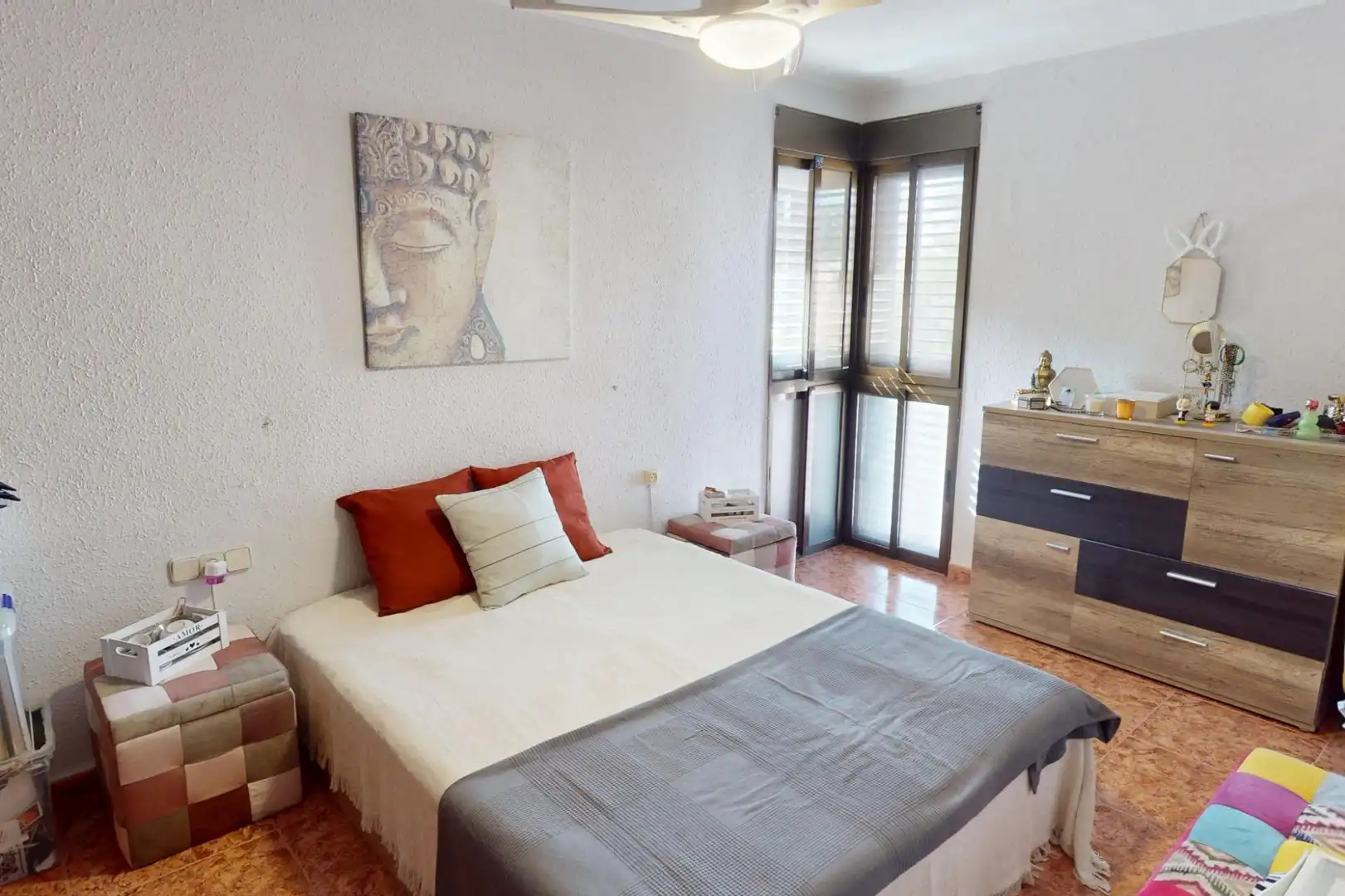 Schlafzimmer von Wohnung zum Verkauf in Valencia mit Klimaanlage