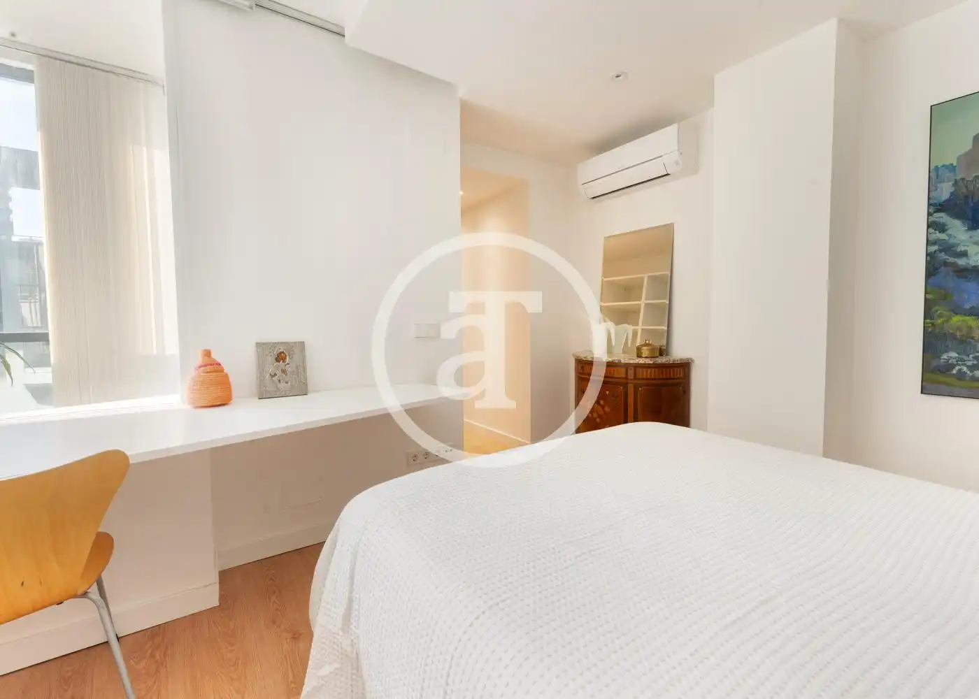 Bedroom of Duplexes for rent in Madrid  with Air Conditioner, Heating and Furnished