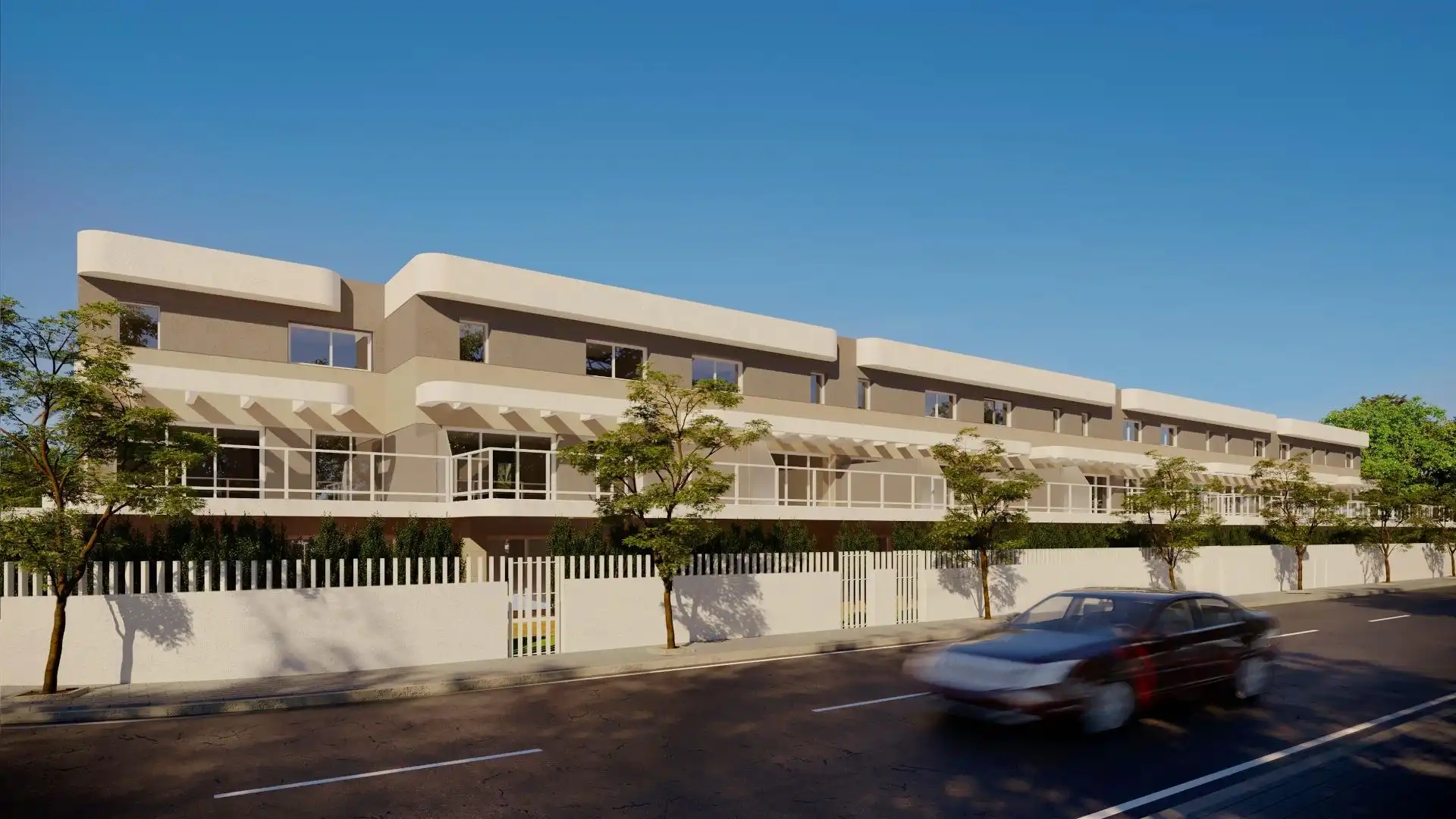 Vista exterior de Apartament en venda en Monforte del Cid amb Aire condicionat, Calefacció i Jardí privat
