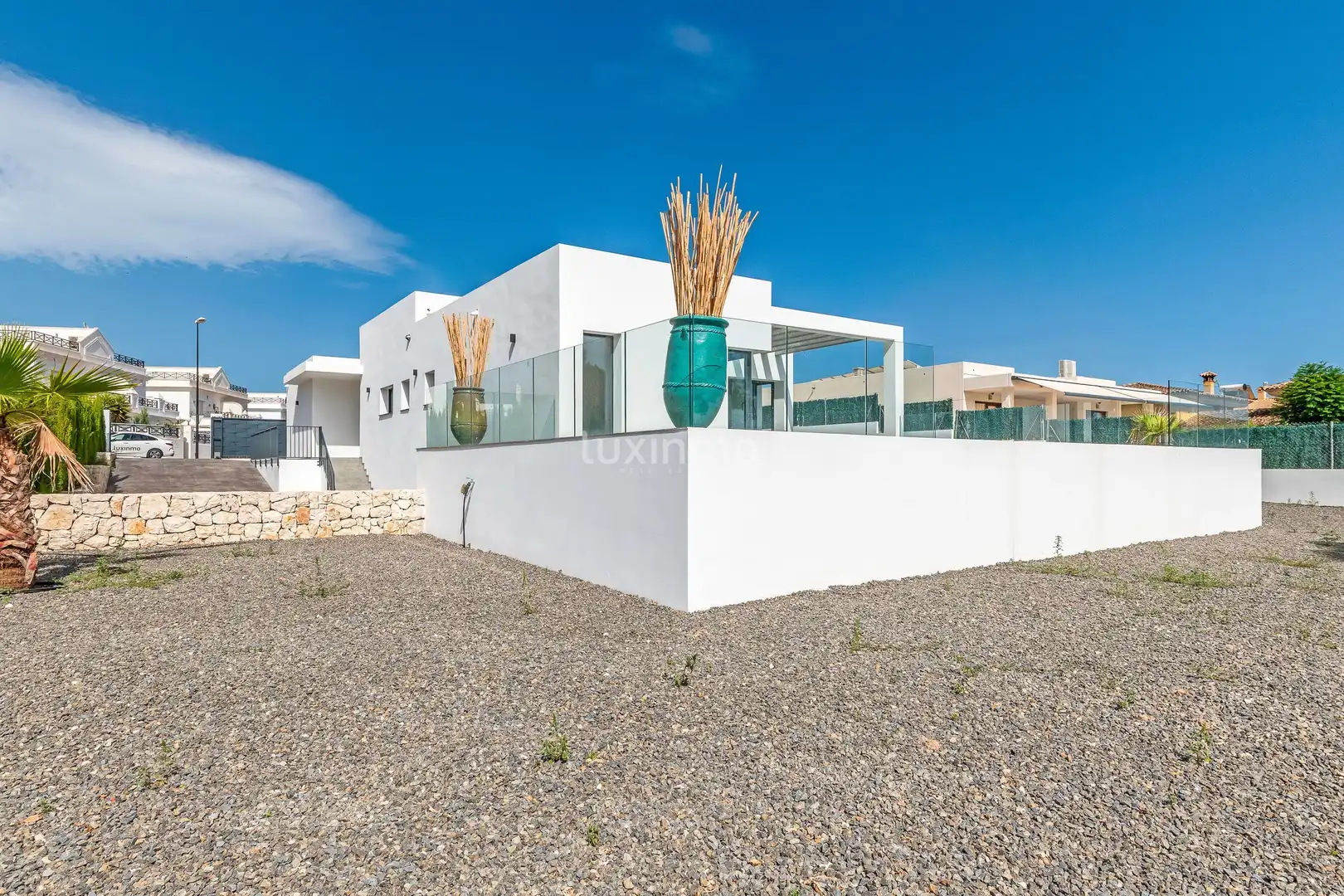 Vista exterior de Casa o chalet en venta en La Nucia con Aire acondicionado, Calefacción y Terraza