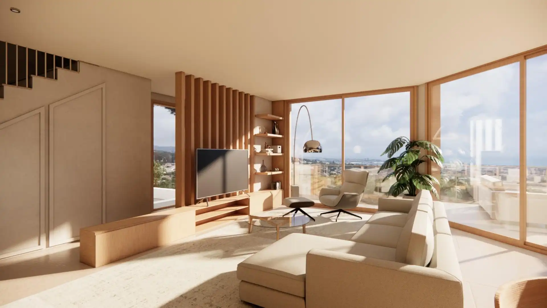Living room of Houses for sale in Vilassar de Mar  with Air Conditioner, Heating and Private garden