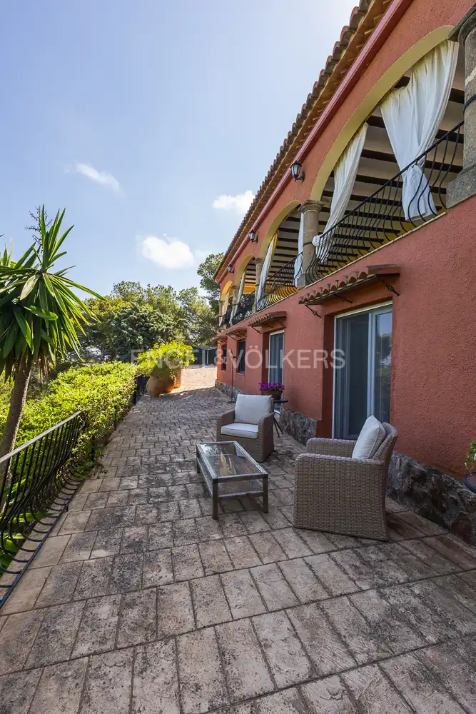 Terrasse von Haus oder Chalet zur Miete in Jávea / Xàbia mit Klimaanlage, Heizung und Privatgarten