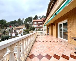Terrassa de Casa o xalet en venda en Viladecavalls amb Calefacció, Jardí privat i Terrassa