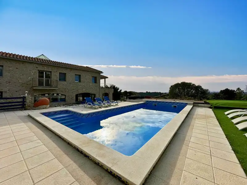 Swimming pool of Houses for sale in Vilajuïga  with Air Conditioner, Heating and Terrace