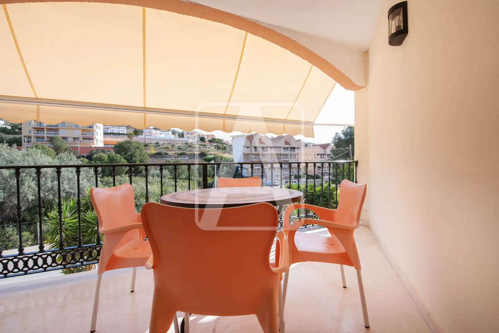Terrassa de Apartament en venda en Calpe / Calp amb Aire condicionat, Terrassa i Traster