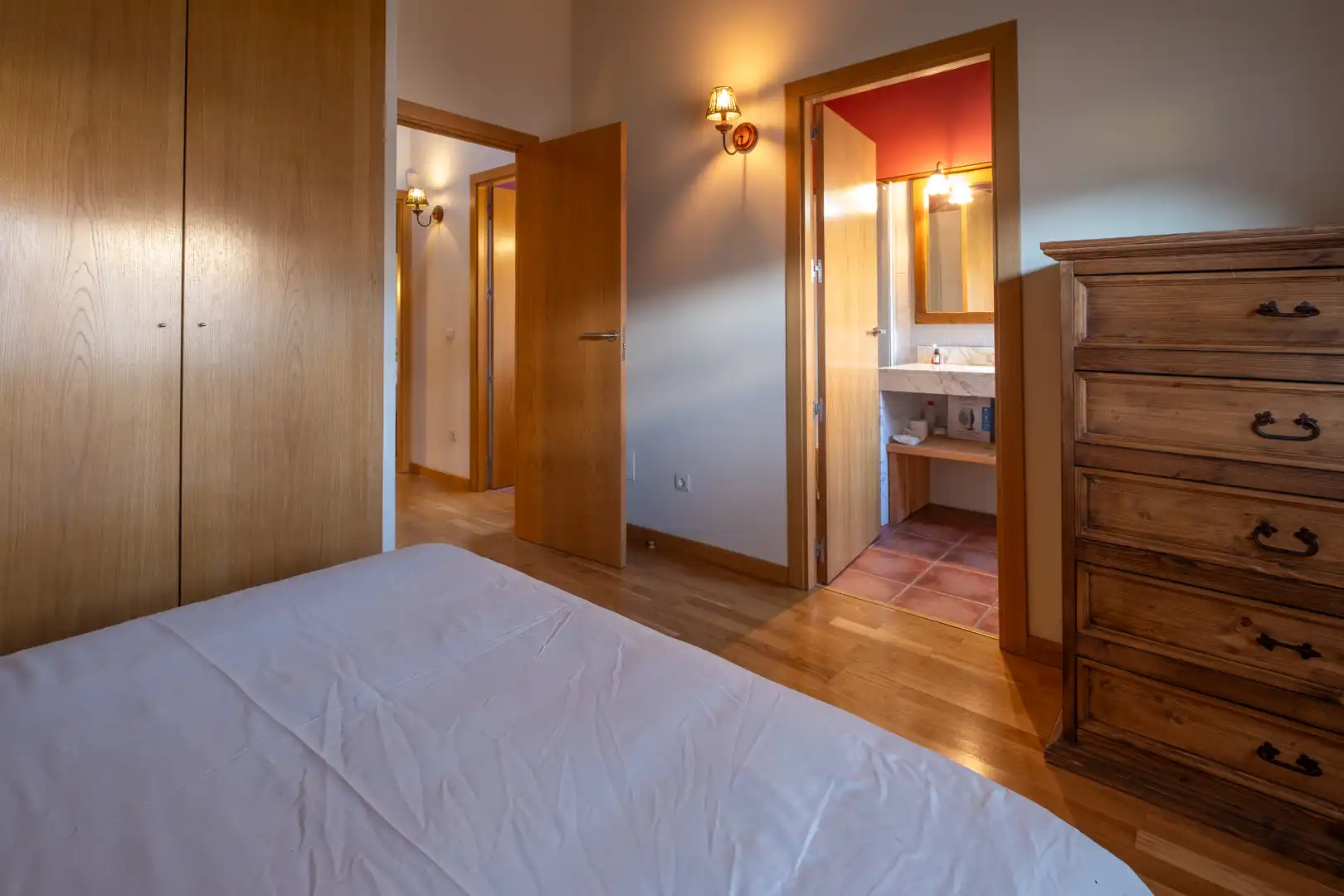 Dormitori de Casa adosada de lloguer en Bellver de Cerdanya amb Calefacció, Parquet i Terrassa
