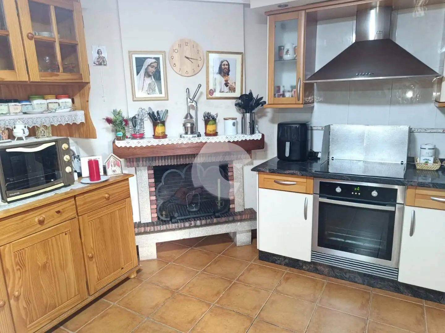 Kitchen of Detached homes for sale in Ourense Capital   with Heating and Balcony