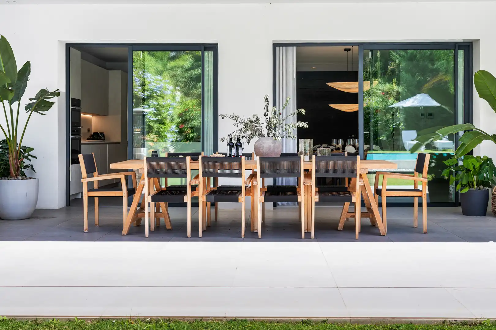 Terrassa de Casa o xalet en venda en Marbella amb Aire condicionat, Jardí privat i Terrassa