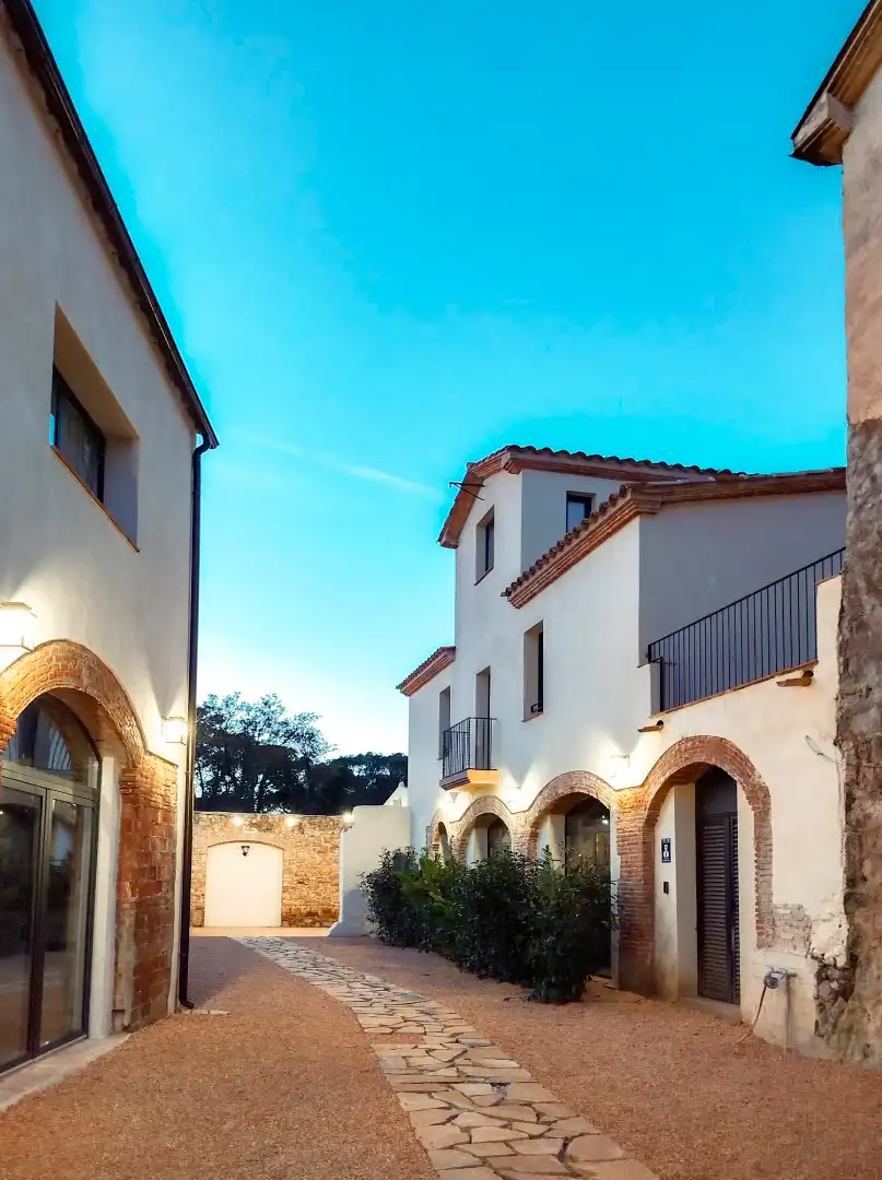 Vista exterior de Finca rústica en venda en Santa Cristina d'Aro amb Aire condicionat, Calefacció i Jardí privat