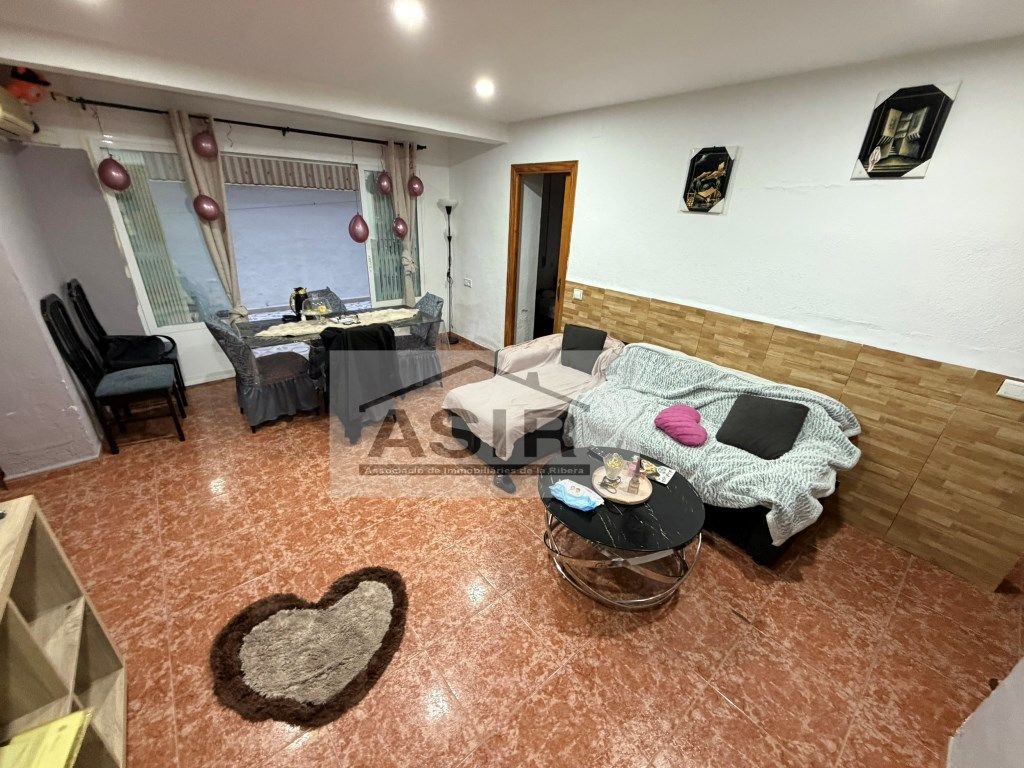 Living room of Flat for sale in Carcaixent  with Air Conditioner and Terrace
