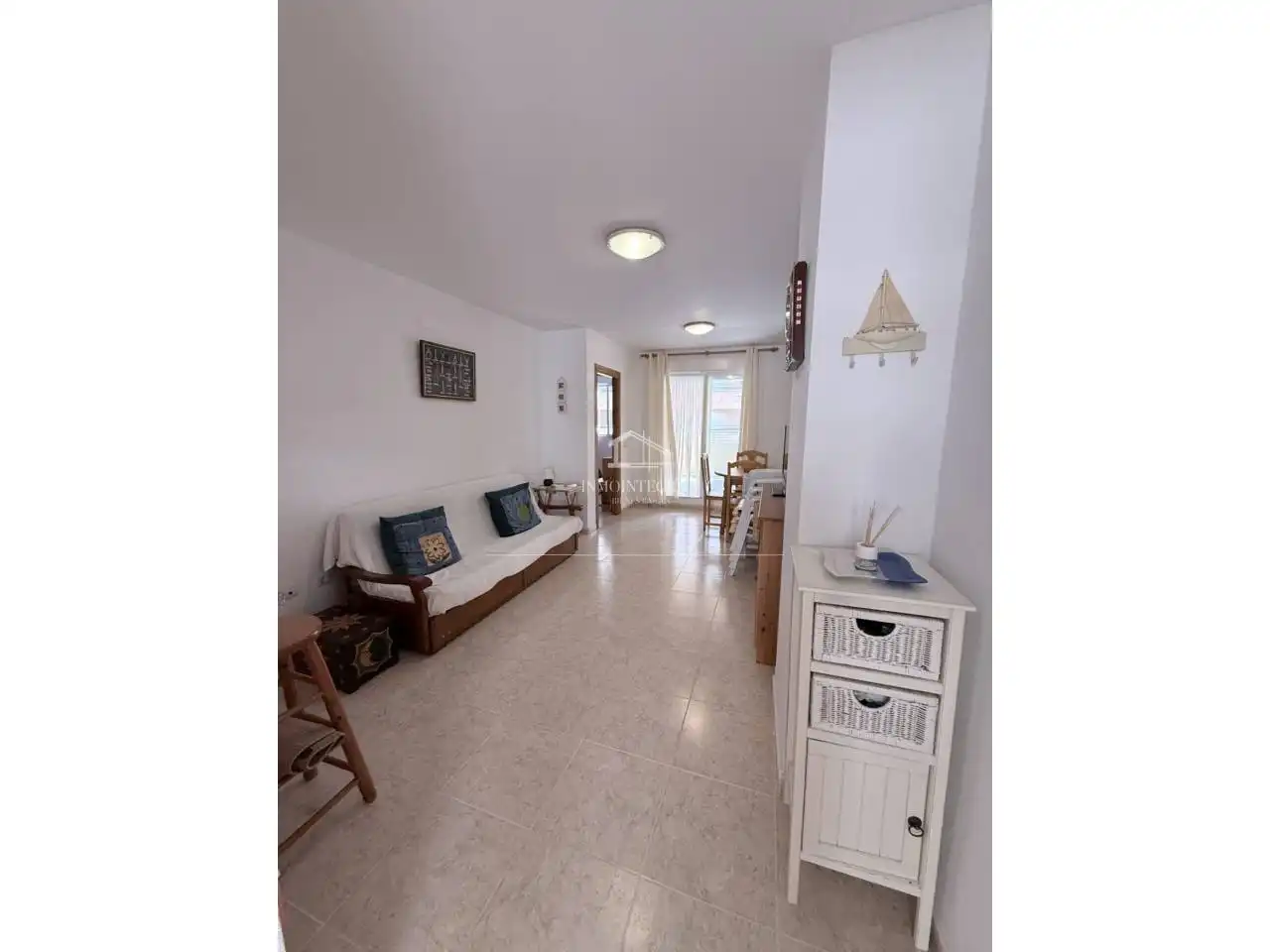 Sala d'estar de Apartament en venda en Oropesa del Mar / Orpesa amb Aire condicionat, Terrassa i Moblat