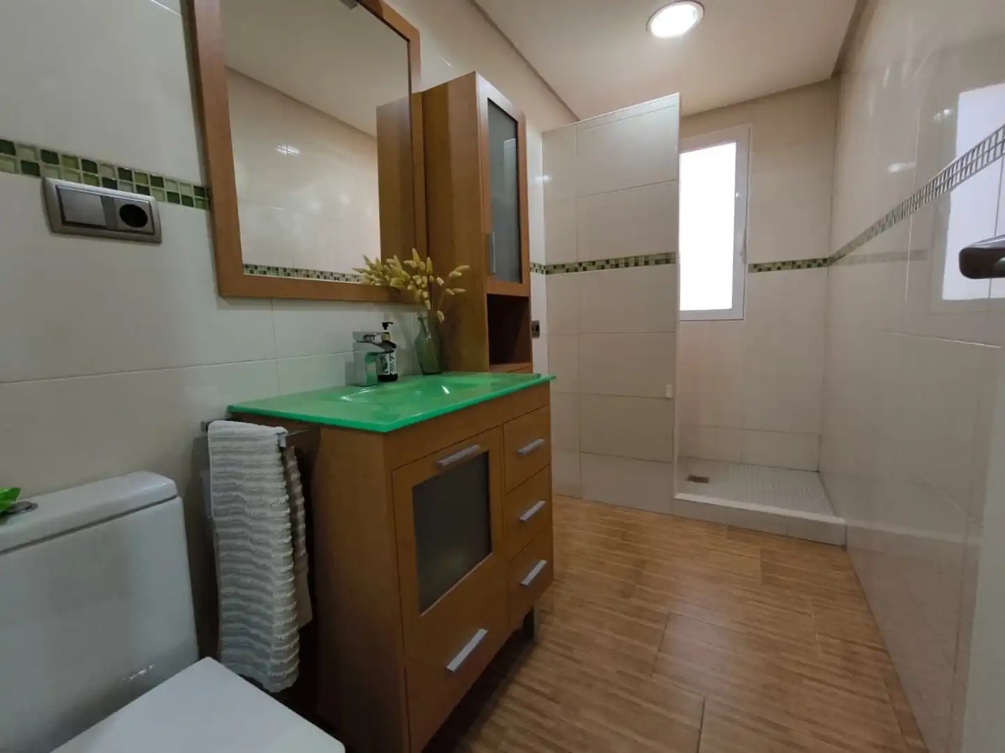 Badezimmer von Wohnung zum Verkauf in Murcia mit Klimaanlage, Heizung und Abstellraum