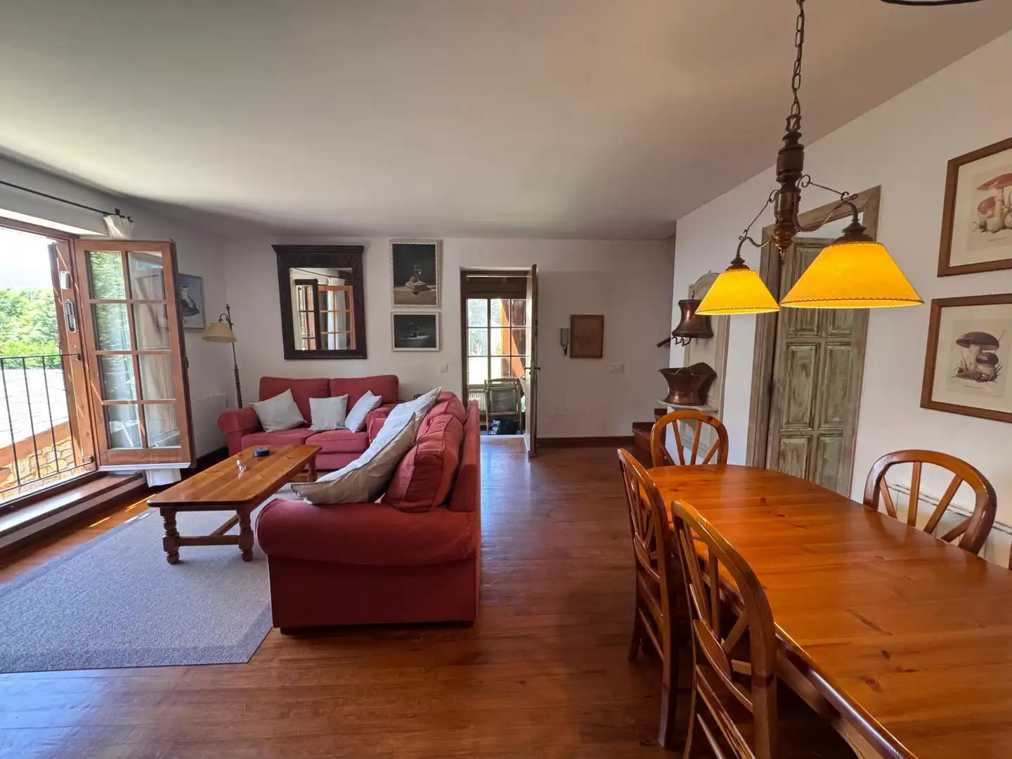 Living room of Detached homes for sale in Urús  with Heating, Private garden and Terrace