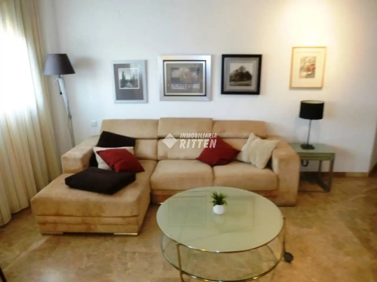Sala de estar de Piso de alquiler en Cartagena con Aire acondicionado, Calefacción y Terraza