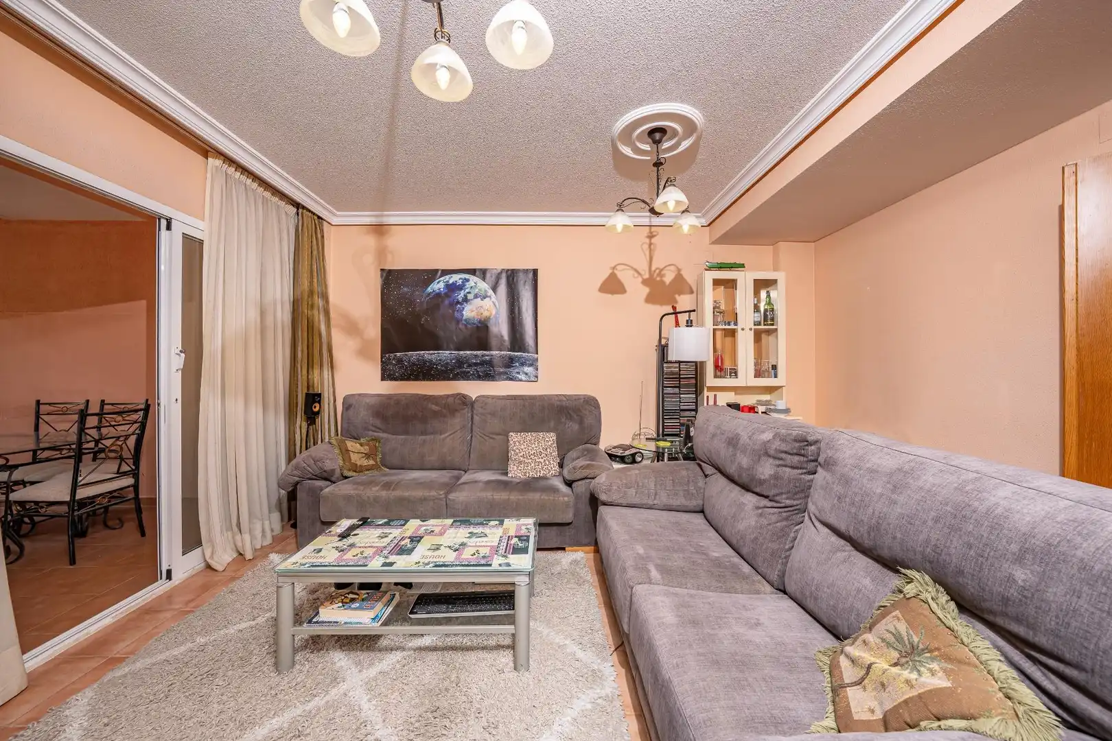 Living room of Detached homes for sale in La Nucia  with Air Conditioner, Heating and Private garden