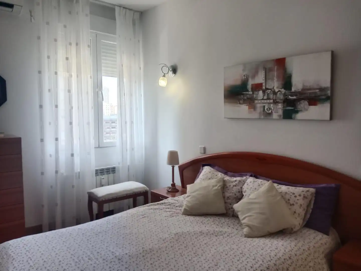 Habitación de Piso de alquiler en Madrid con Aire acondicionado, Calefacción y Amueblado