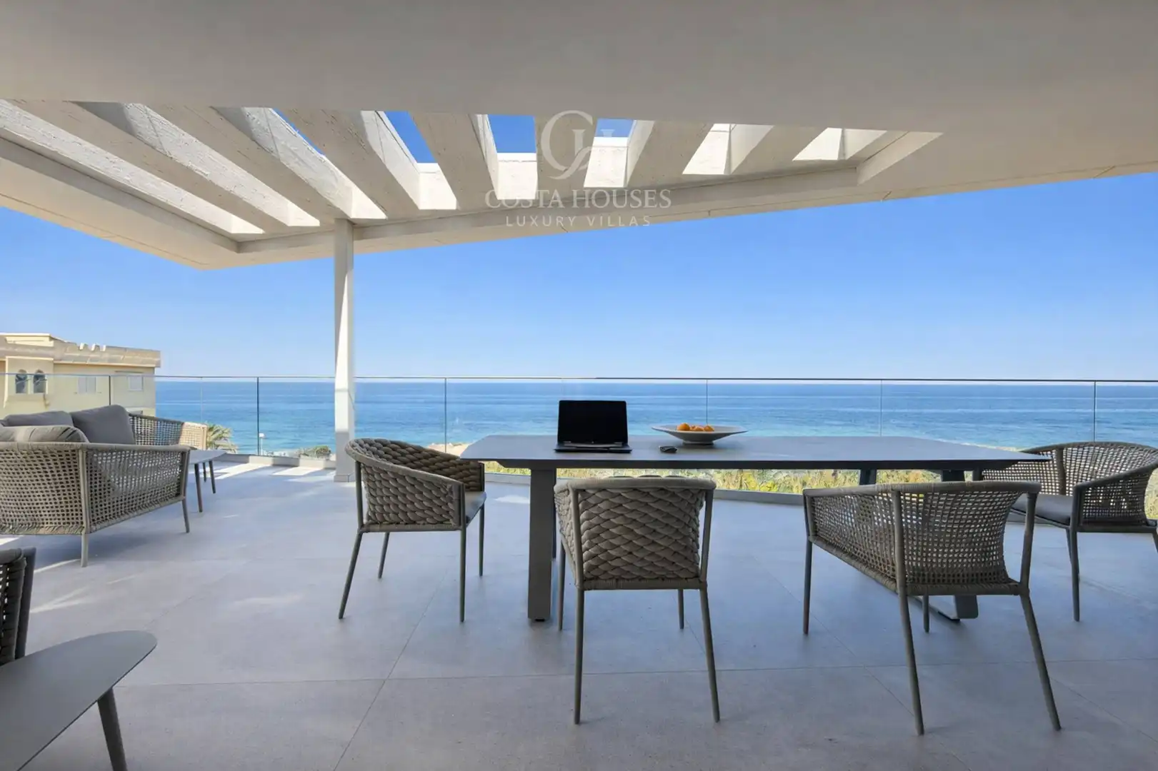 Terraza de Ático en venta en Dénia con Aire acondicionado, Calefacción y Jardín privado