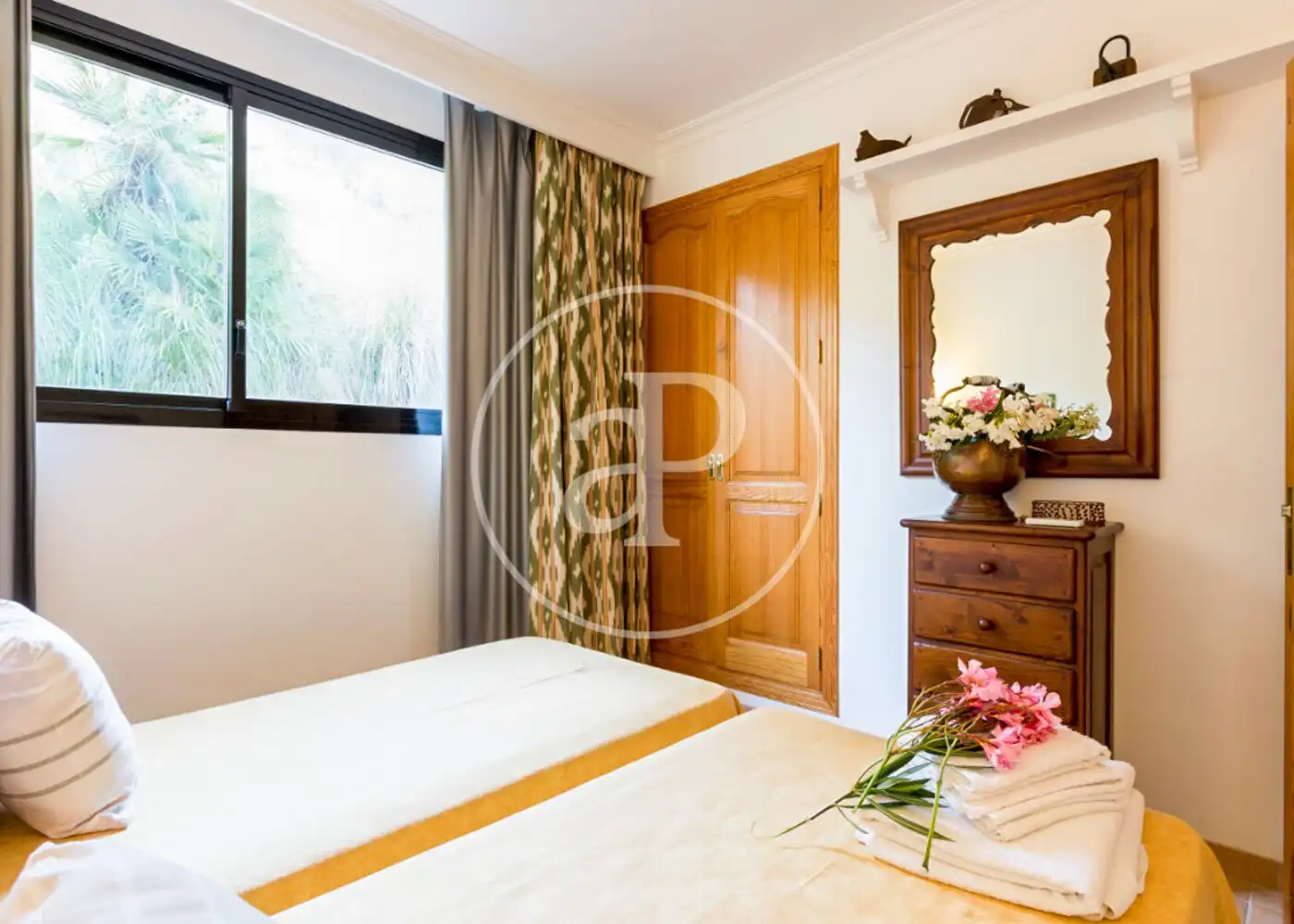 Bedroom of Houses for rent in Pollença  with Air Conditioner, Private garden and Terrace