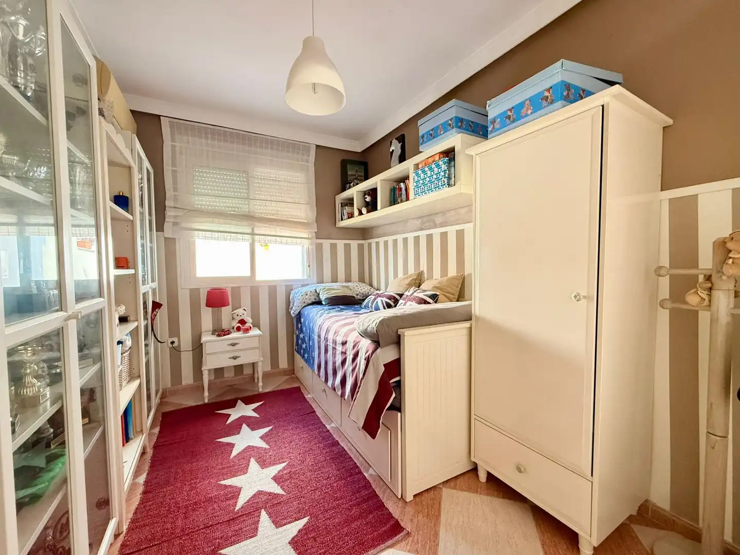Bedroom of Detached homes for sale in Roquetas de Mar  with Air Conditioner, Balcony and Community pool