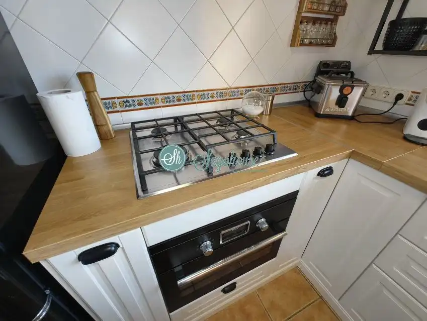 Cocina de Casa o chalet en venta en Palazuelos de Eresma con Calefacción, Terraza y Amueblado