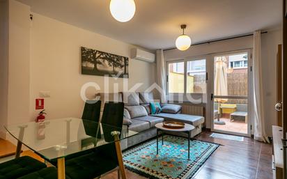 Living room of Single-family semi-detached for sale in  Madrid Capital  with Air Conditioner, Heating and Terrace