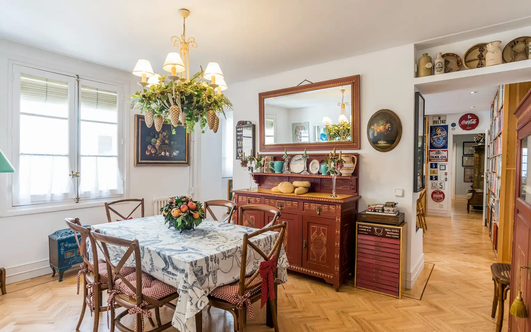 Dining room of Flat for sale in Madrid  with Air Conditioner, Heating and Private garden