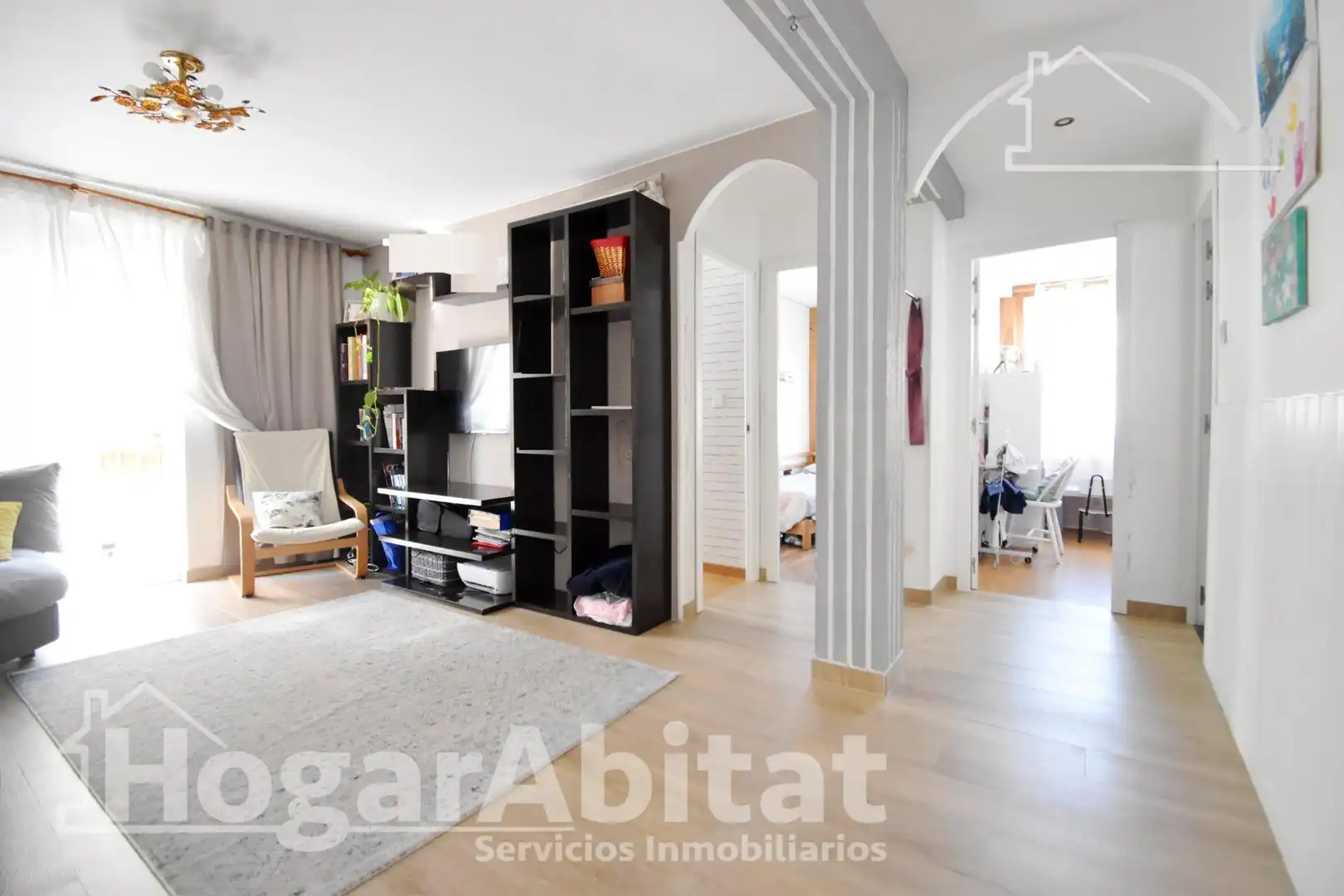 Sala de estar de Piso en venta en Gandia con Aire acondicionado, Calefacción y Terraza