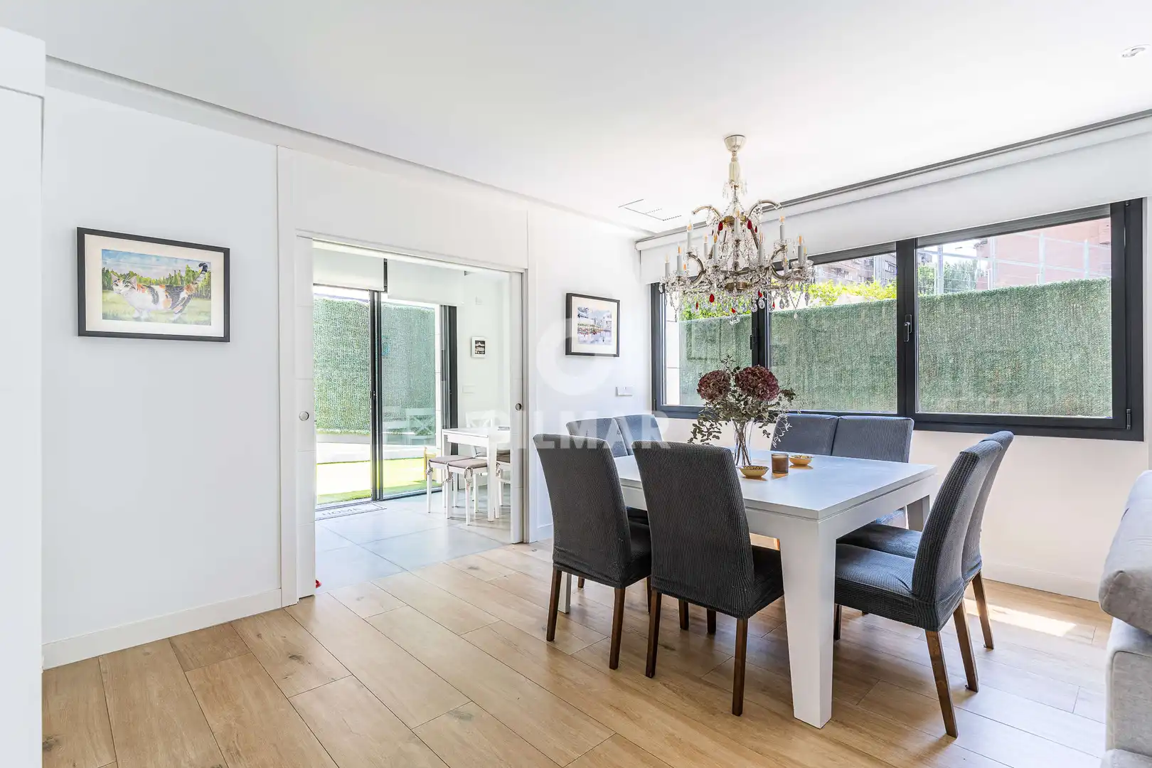 Esszimmer von Einfamilien-Reihenhaus zum Verkauf in Madrid mit Heizung, Privatgarten und Schwimmbad