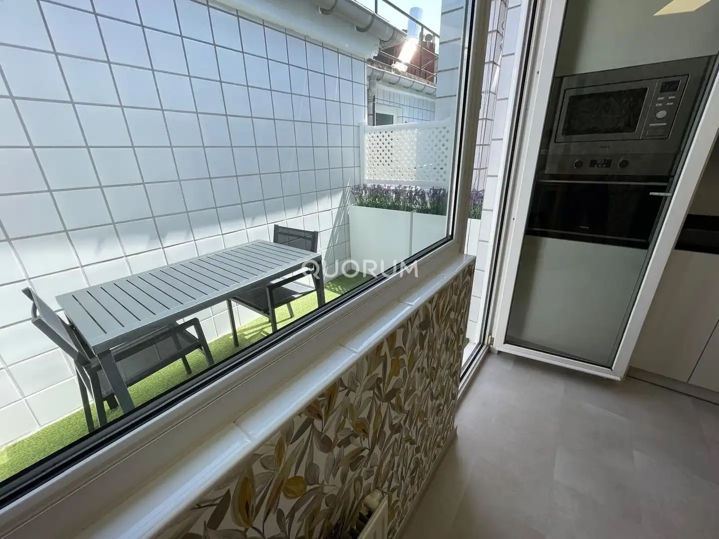 Balcony of Flat for rent in Bilbao   with Heating, Terrace and Balcony