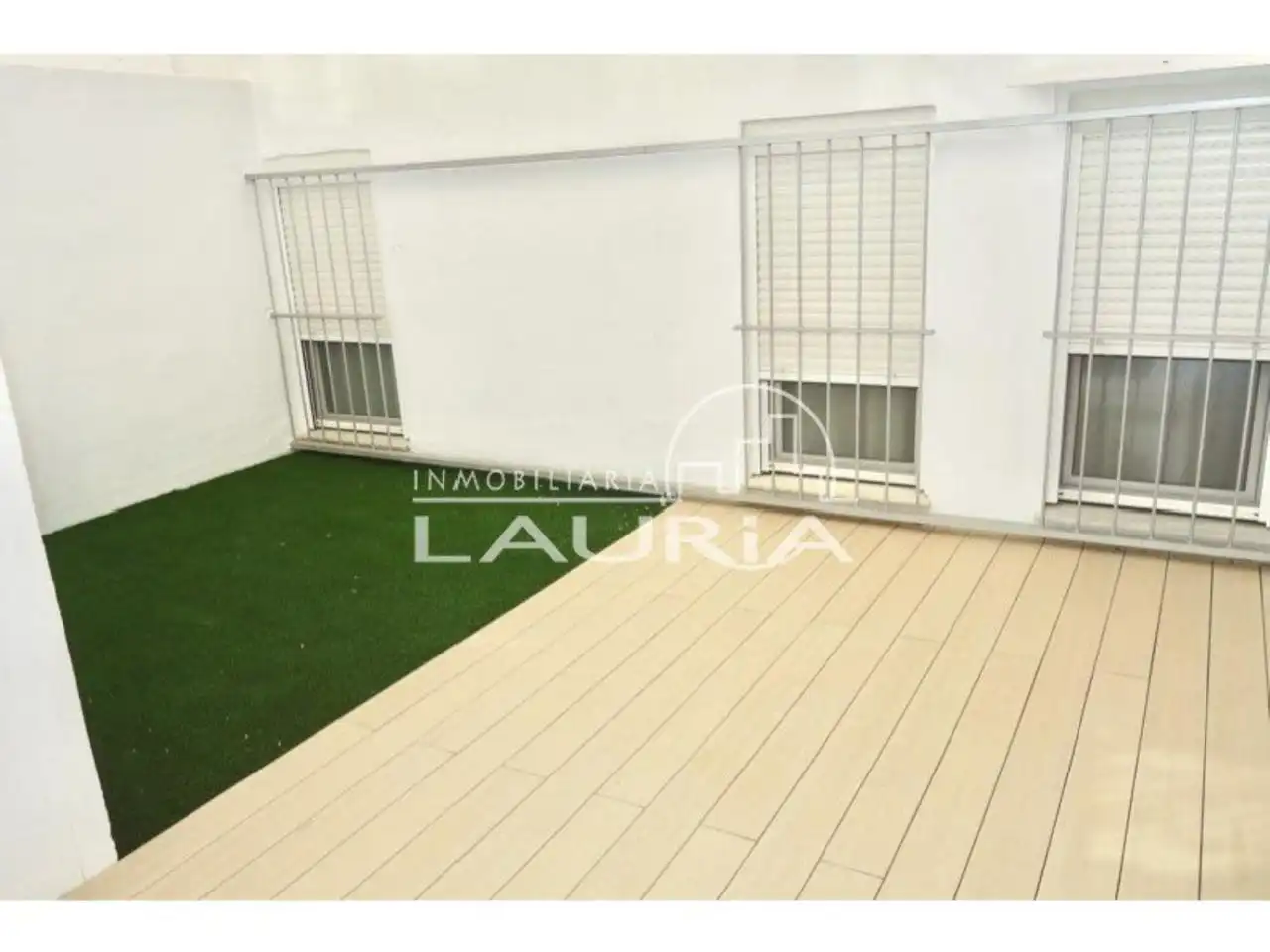 Jardín de Piso de alquiler en Valencia con Aire acondicionado y Terraza