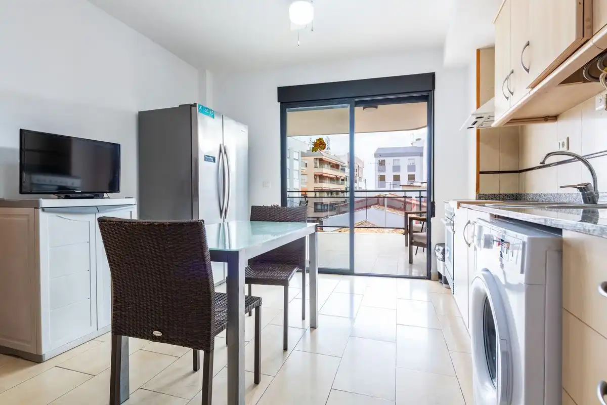 Kitchen of Flat for sale in Moncofa  with Heating, Terrace and Furnished