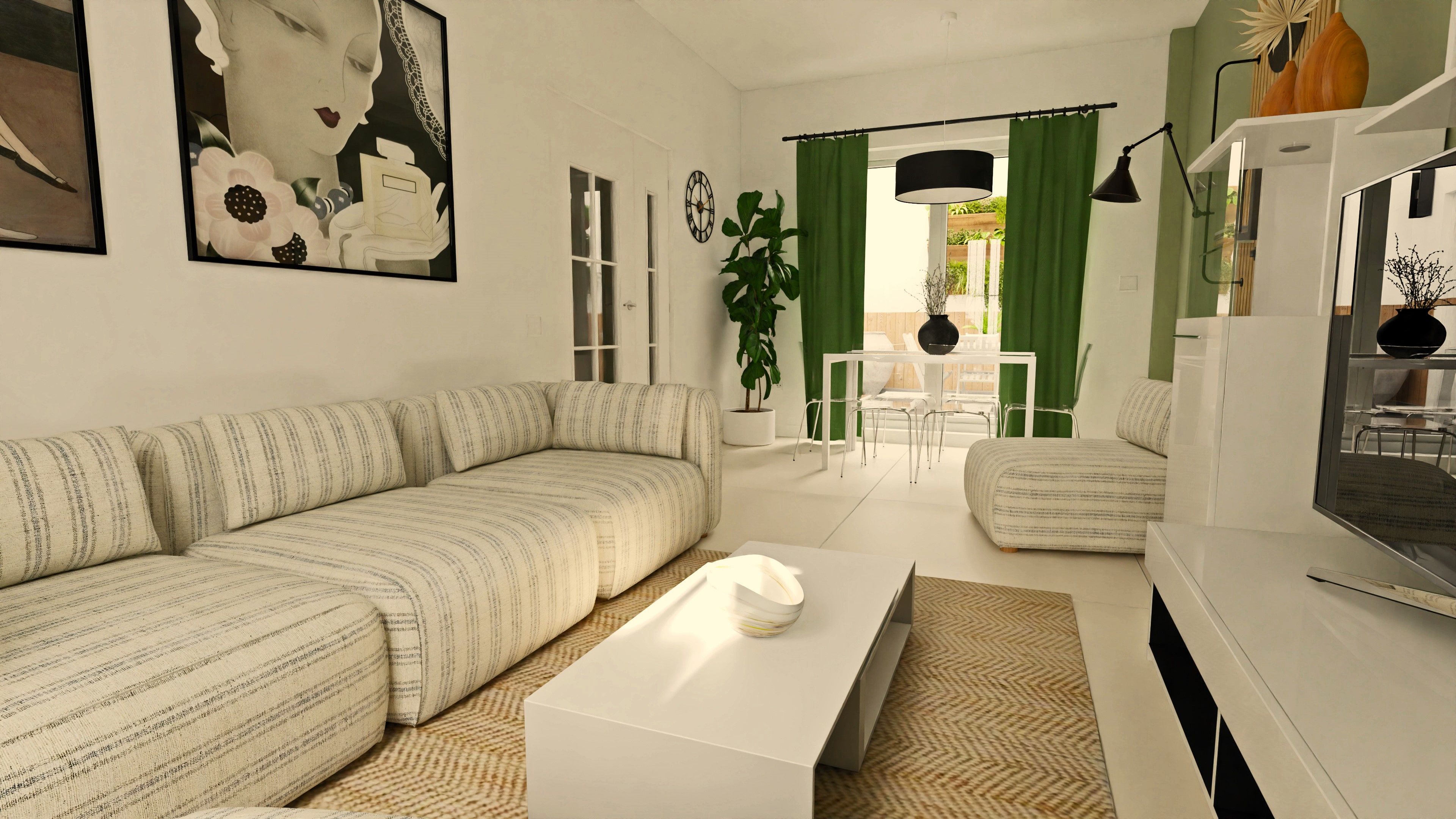 Living room of Single-family semi-detached for sale in Olivares  with Alarm