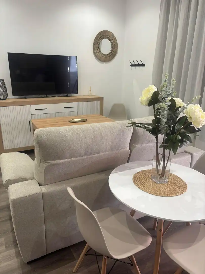 Sala d'estar de Loft de lloguer en Córdoba amb Aire condicionat i Moblat